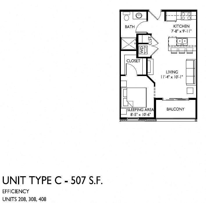101 S. First St. Studio-1 Bed Apartment for Rent - Photo Gallery 33